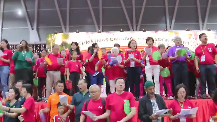 Mass Carolling @ Nee Soon South Actual Event (16 Dec 2017)